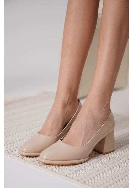 Candie Nude Rugan Kadın Stiletto