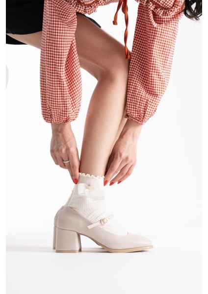 Blown Bej Rugan Kadın Topuklu Ayakkabı fiyatları