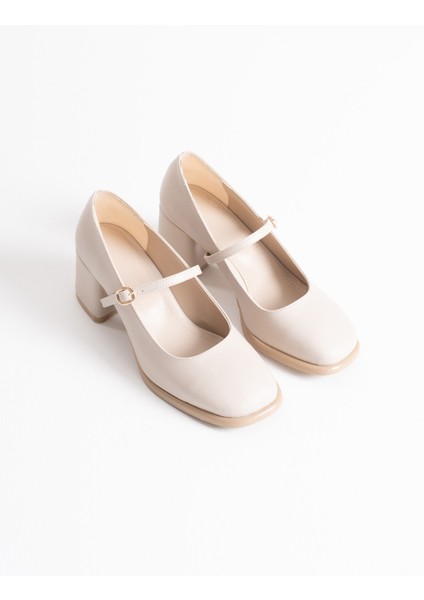 Blown Bej Rugan Kadın Topuklu Ayakkabı modelleri