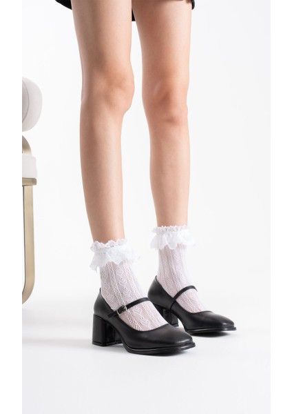 Blown Siyah Cilt Kadın Topuklu Ayakkabı fiyatları