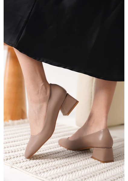 Clay Kadın Mat Vizon Stiletto