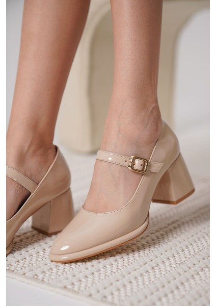 Kelly Nude Rugan Kadın Topuklu Ayakkabı fırsatları