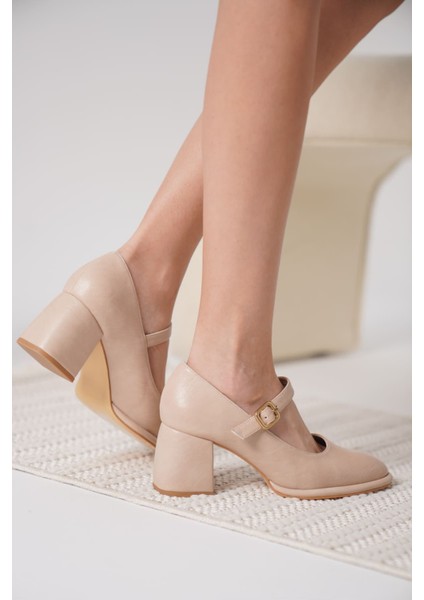 Kelly Nude Cilt Kadın Topuklu Ayakkabı fırsatları
