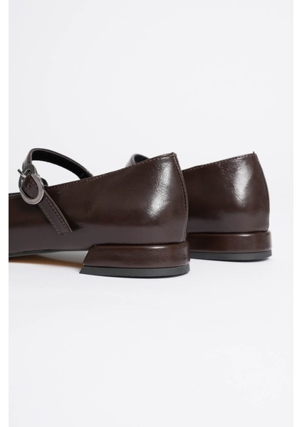 Meredith Kadın Acı Kahve Günlük Kısa Topuklu Ayakkabı