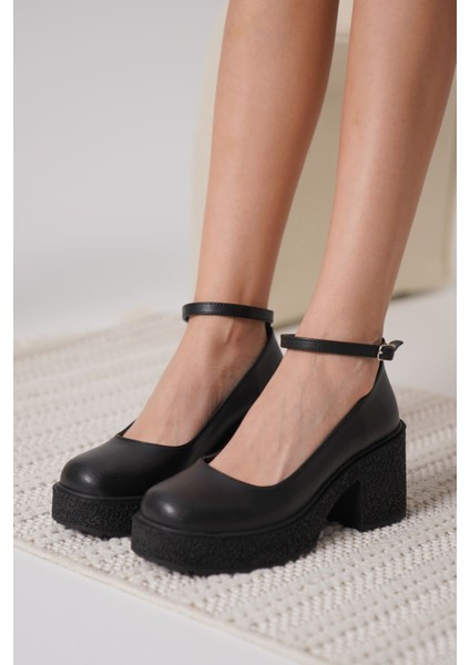 Marla Kadın Siyah Bilekten Baretli Günlük Ayakkabı indirimleri