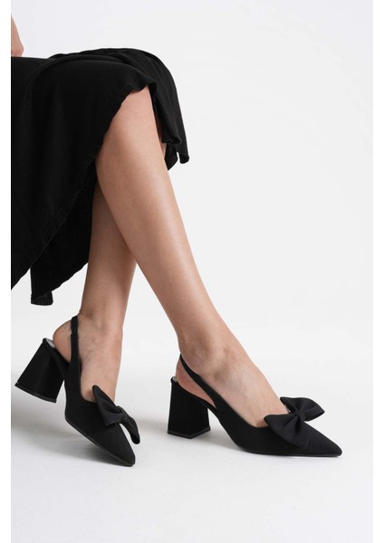 Candy Siyah Kadın Topuklu Ayakkabı