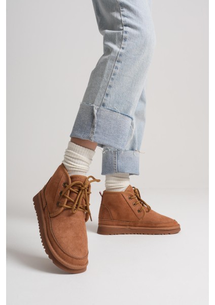 Daria Kadın Kışlık Taba Içi Kürklü Bot