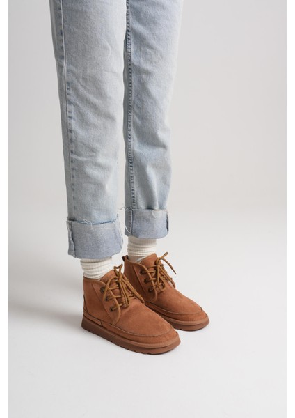 Daria Kadın Kışlık Taba Içi Kürklü Bot