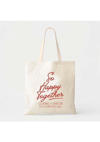 Retro Çift Düğün Tote Çantası - Kişiselleştirilmiş Pamuklu Kanvas fiyatları