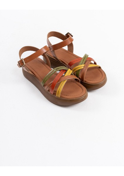 Bera Çok Renkli Hakiki Deri Sandalet fiyatları