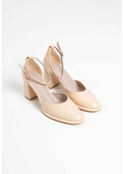 Theresa Açık Sarı Rugan Kadın Topuklu Ayakkabı modelleri