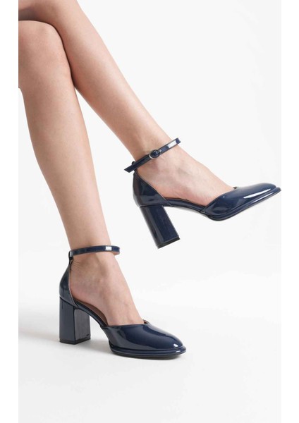 Theresa Lacivert Rugan Kadın Topuklu Ayakkabı fiyatları