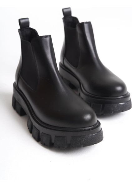 Julia Kadın Siyah Günlük Lastikli Bot indirimleri