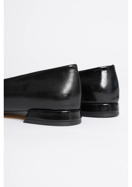 Louise Kadın Siyah Günlük Kısa Topuklu Ayakkabı