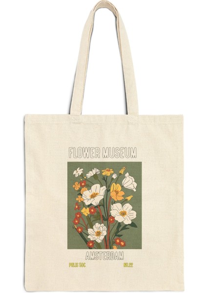 Amsterdam Çiçek Müzesi Tote Çantası - Estetik Tote Çanta, Çiçekli Tote Çanta, Sevimli Tote Çanta fiyatları
