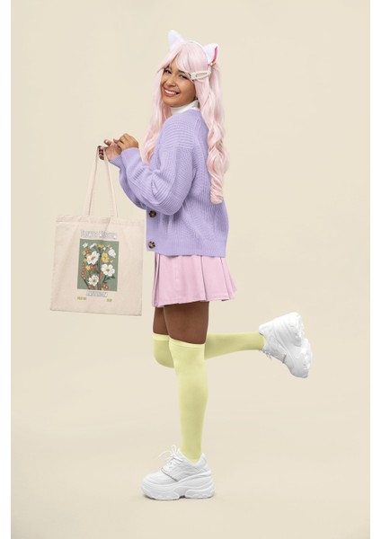 Amsterdam Çiçek Müzesi Tote Çantası - Estetik Tote Çanta, Çiçekli Tote Çanta, Sevimli Tote Çanta modelleri