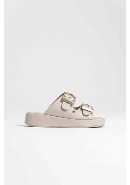 Glos Bej Cilt Terlik