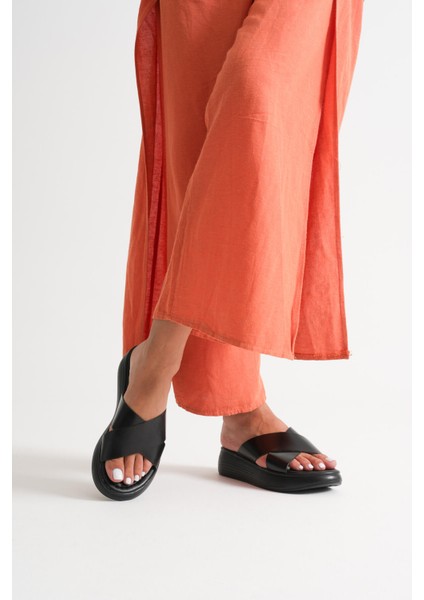 Fayn Siyah Hakiki Deri Terlik fiyatları