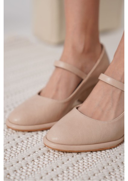 Slay Nude Cilt Kadın Topuklu Ayakkabı indirimleri