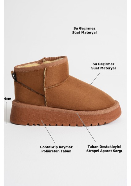 Alina Kadın Taba Kışlık Kürklü Bot modelleri