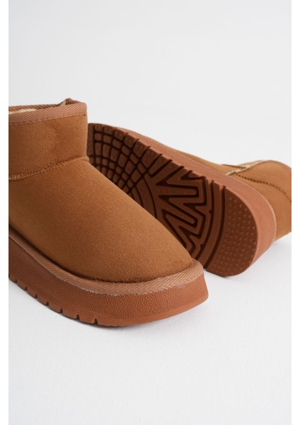 Alina Kadın Taba Kışlık Kürklü Bot