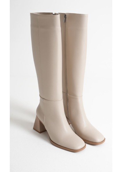 Arden Kadın Bej Kışlık Çizme modelleri