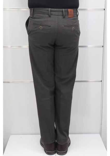 Fistan Store Erkek Düz Yüksek Bel Rahat Kesim Yandan Cepli Boru Paça Büyük Beden Kışlık Keten Pantolon fırsatları