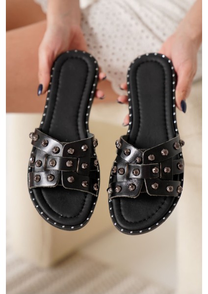 Loose Siyah Hakiki Deri Terlik fırsatları