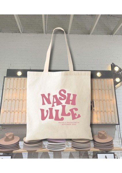 Nashville Bekarlığa Veda Çantası: Kanvas Kumaştan Özel Rodeo Parti Çantası fiyatları