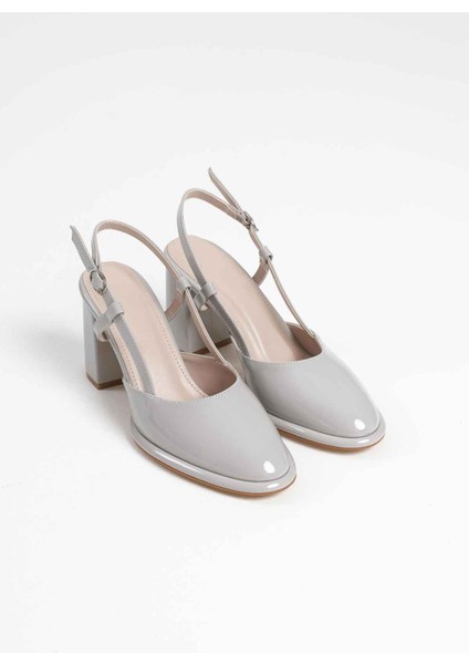 Denma Gri Rugan Kadın Topuklu Ayakkabı fiyatları