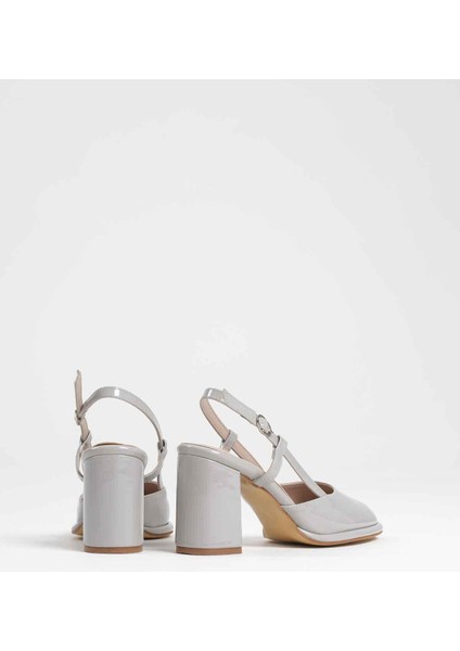 Denma Gri Rugan Kadın Topuklu Ayakkabı fırsatları