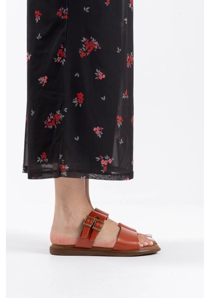 Kares Kiremit Hakiki Deri Terlik fırsatları