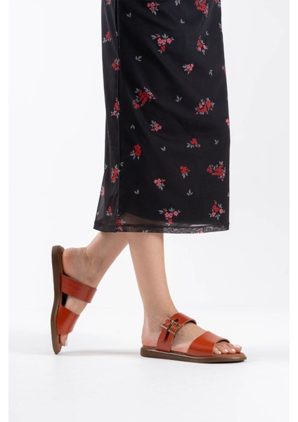 Kares Kiremit Hakiki Deri Terlik indirimleri