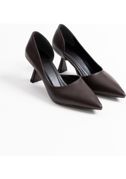 Seraphine Kadın Acı Kahve Topuklu Ayakkabı