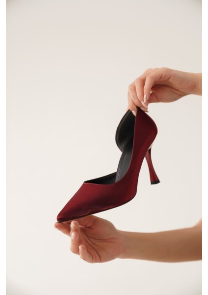 Angela Kadın Kırmızı Topuklu Ayakkabı