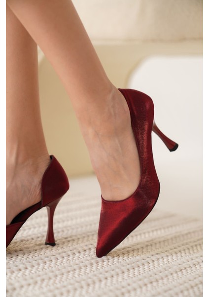 Angela Kadın Kırmızı Topuklu Ayakkabı indirimleri