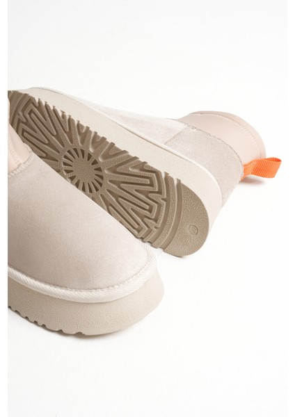 Nadia Kadın Bej Kışlık Içi Kürklü Kalın Taban Bot fırsatları