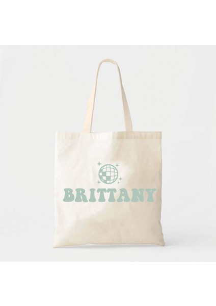 Bekarlığa Veda Tote Çantası: Retro Disko Temalı - Kişiselleştirilmiş Pamuklu Kanvas fiyatları