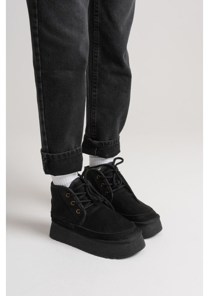 Elena Kadın Siyah Kışlık Içi Kürklü Kalın Taban Bot fiyatları