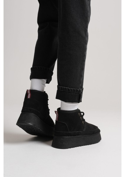 Elena Kadın Siyah Kışlık Içi Kürklü Kalın Taban Bot fırsatları