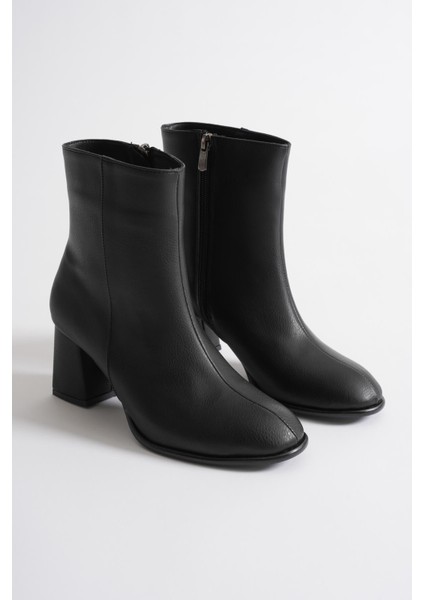 Lucinda Kadın Kışlık Siyah Kalın Topuklu Bot modelleri