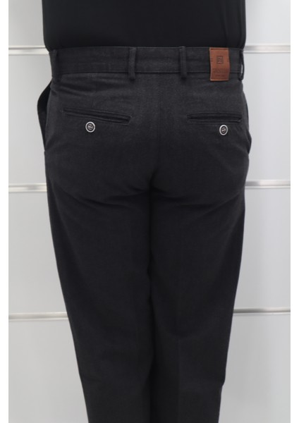 Fistan Store Erkek Düz Yüksek Bel Rahat Kesim Yandan Cepli Boru Paça Büyük Beden Kışlık Keten Pantolon indirimleri