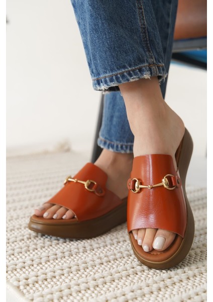 Nelly Kiremit Hakiki Deri Terlik fiyatları