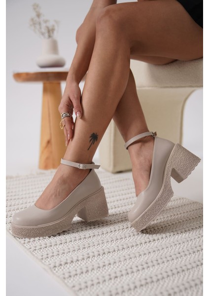 Marla Kadın Bej Bilekten Baretli Günlük Ayakkabı modelleri