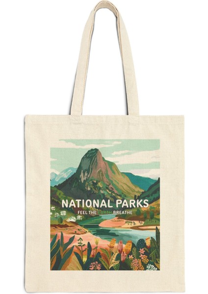 Ulusal Parklar Tote Çanta Koleksiyonu - Sevimli Tote Çantalar, Alışveriş Çantaları, Kitap Çantası, Hediye Tote Çanta, Geri Dönüştürülebilir Tote Çanta fiyatları