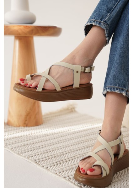 Legia Bej Hakiki Deri Sandalet fiyatları