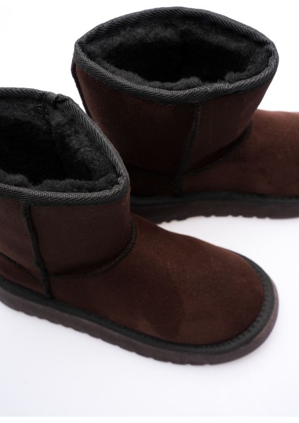 Anisa Kadın Acı Kahve Kışlık Kürklü Bot