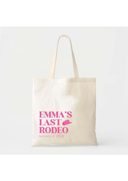 Brides Last Rodeo Tote: Western Kanvas Çanta (Bekarlığa Veda Partisi) fiyatları