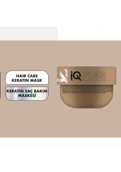 Iq Plus Professıonal Keratinli ve Besleyici Saçı Kökten Uca Besleyen Maske 250 ml Fm