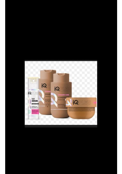 Iq Plus Professıonal Dikkat Çeken Parlak ve Sağlıklı Saçlar Için Keratinli Saç Bakım Seti